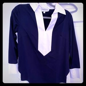 Elizabeth McKay New York classic collared tunic